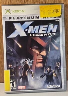 X-Men Legends Platinum Hits Xbox Complete CIB
